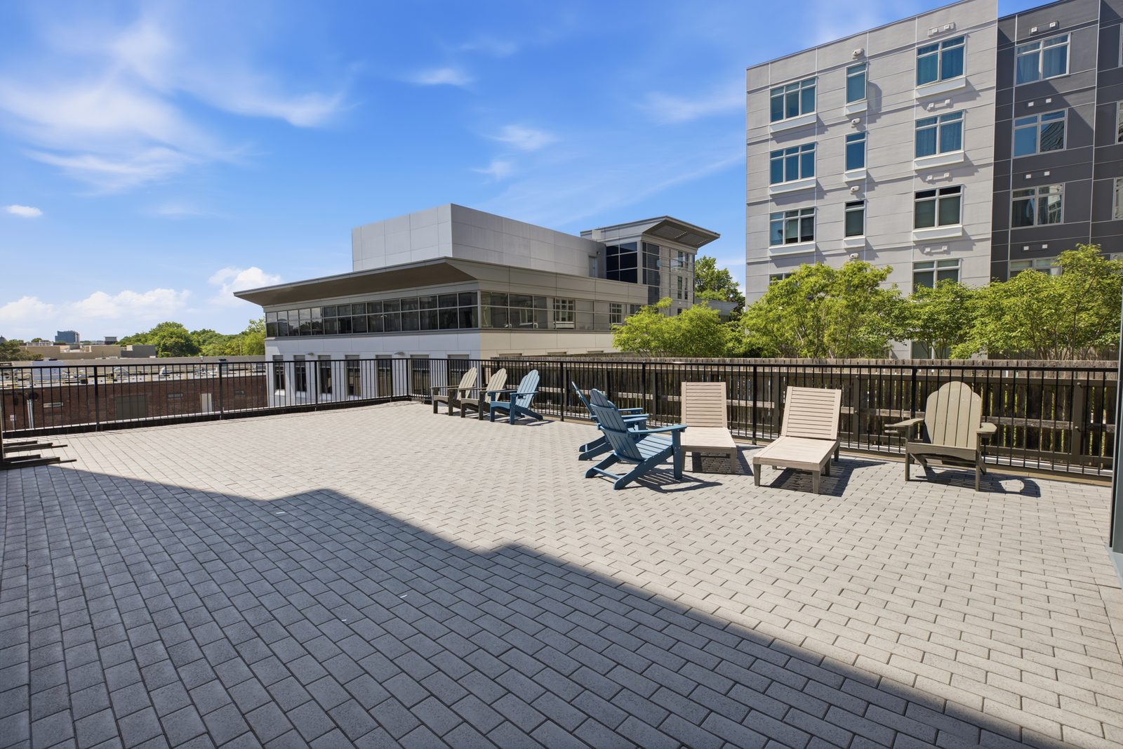 Shared space in The Riverview Penthouse's building