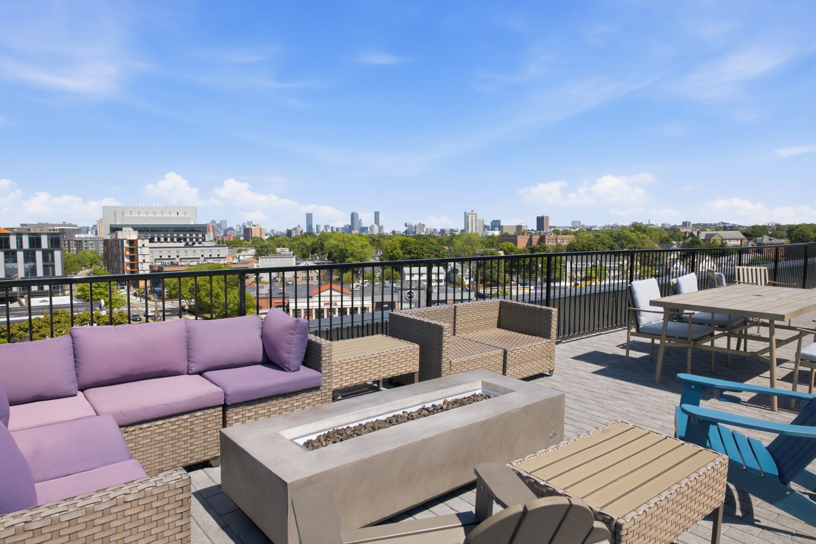 Shared space in The Riverview Penthouse's building