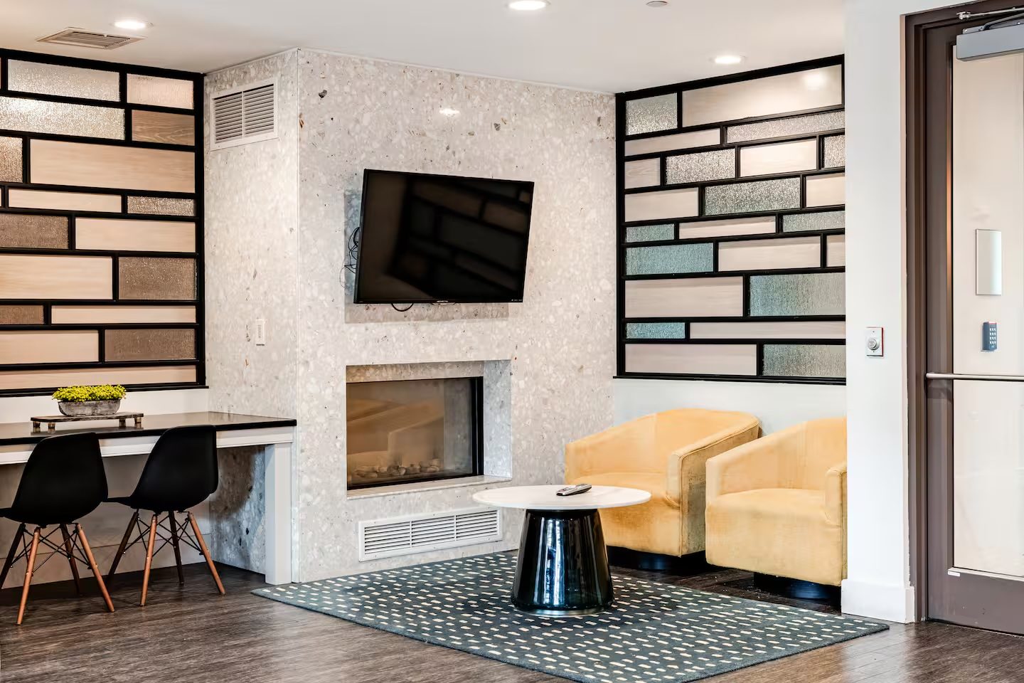 Shared space in The Atrium's building
